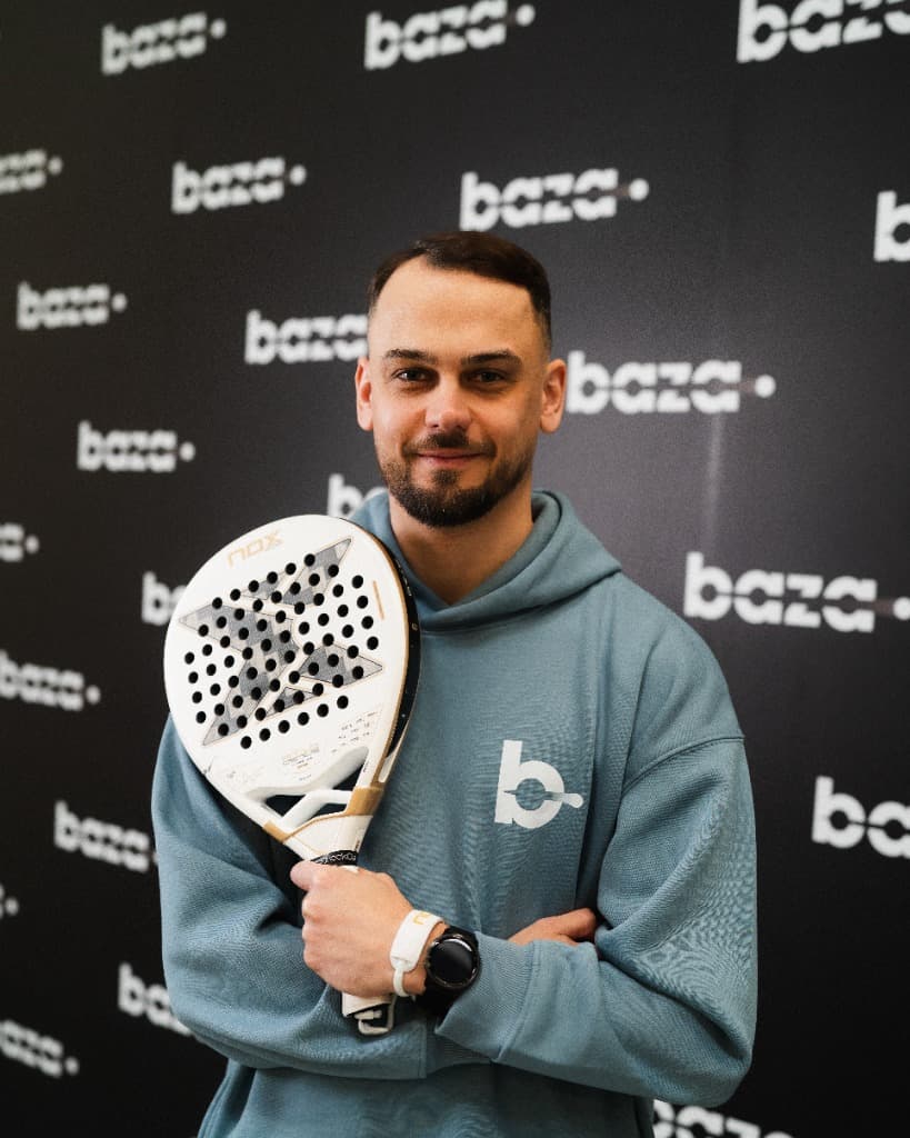 Krzysztof Brończyk — trener Baza Padel